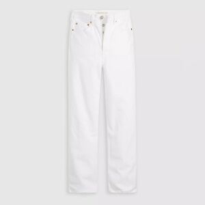 Levi's Ribcage Straight Ankle Jean in White